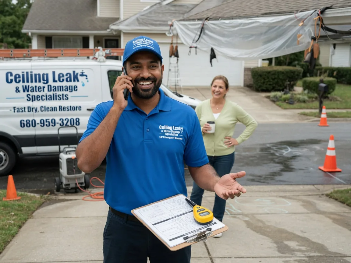 Ceiling Leak Cleanup Thorp, WA FAQs